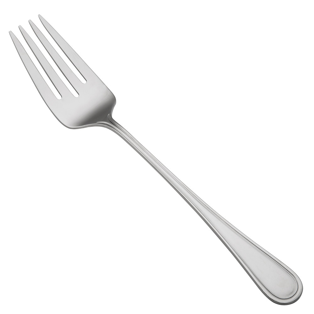 large silver serving fork