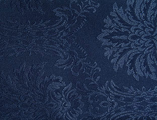 navy blue fabric with floral pattern