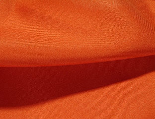 bright orange polyester fabric
