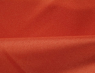 burnt orange polyester fabric