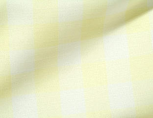 light yellow and white checkered linen