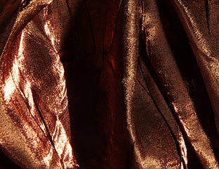 copper colored iridescent fabric