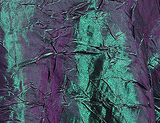 purple and green iridescent fabric