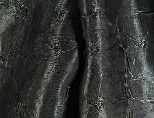 dark silver iridescent fabric