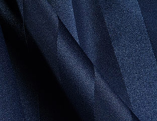navy blue satin striped fabric