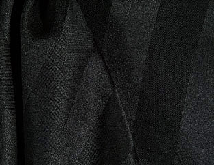 dark black satin strip fabric