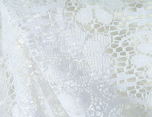 bright white lace linen
