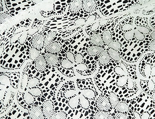 black and white ivroy lace linen