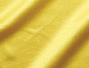 lemon yellow matte satin fabric