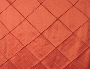orange pintuck pattern fabric