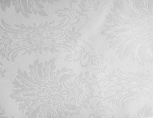 white linen with white damask pattern
