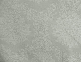 ivory linen with white damask pattern