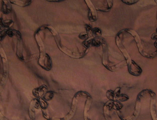 brown ribbon pattern fabric