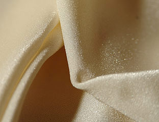 clean ivory spandex fabric