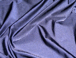 close up of navy spandex fabric