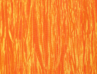 bright orange krinkle pattern fabric