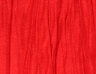 valentine red krinkle fabric