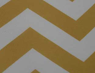 gold and white chevron pattern fabric