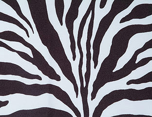 black and white zebra pattern fabric