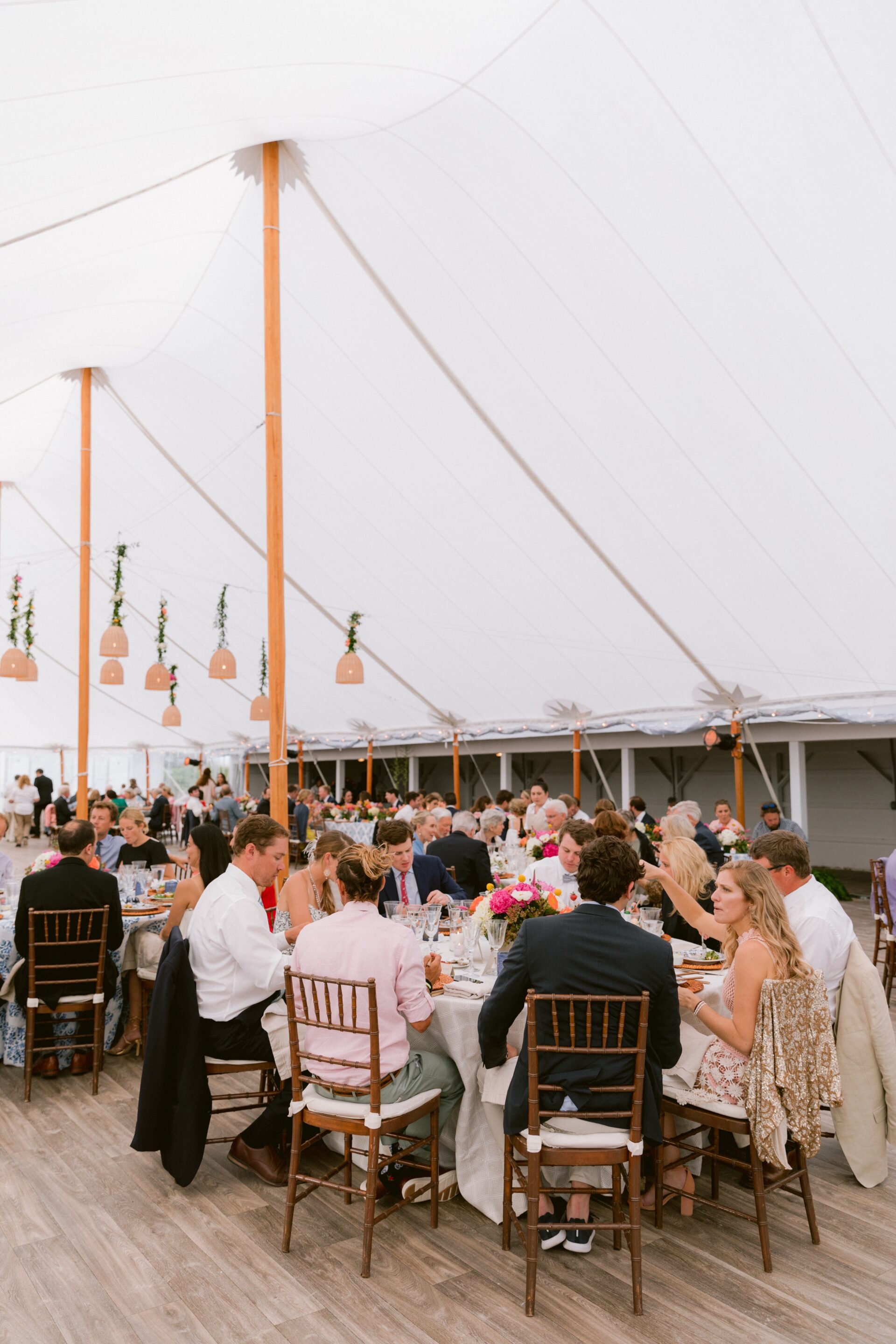 Wedding Venue with guests seated at tables